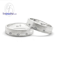 แหวนคู่-แหวนเพชรแท้-แหวนเงินแท้-แหวนหมั้น-แหวนแต่งงาน-Finejewelthai - RC30146di