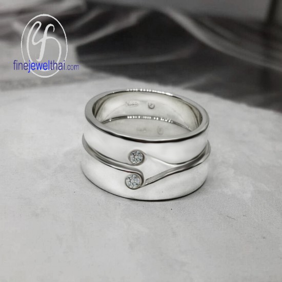 แหวนเพชร-แหวนเงิน-เพชรแท้-เงินแท้925-แหวนคู่-แหวนหมั้น-แหวนแต่งงาน-Diamond_Gift_Set25