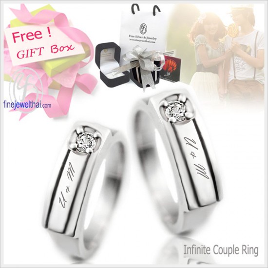 แหวนคู่-แหวนเงินแท้-แหวนเพชรแท้-เพชรแท้-แหวนแต่งงาน-แหวนหมั้น-Diamond_Gift_set54