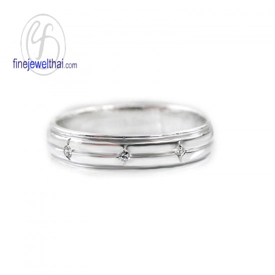 แแหวนเพชร-แหวนเงิน-เพชรแท้-เงินแท้ 92-finejewelthai -R3032di