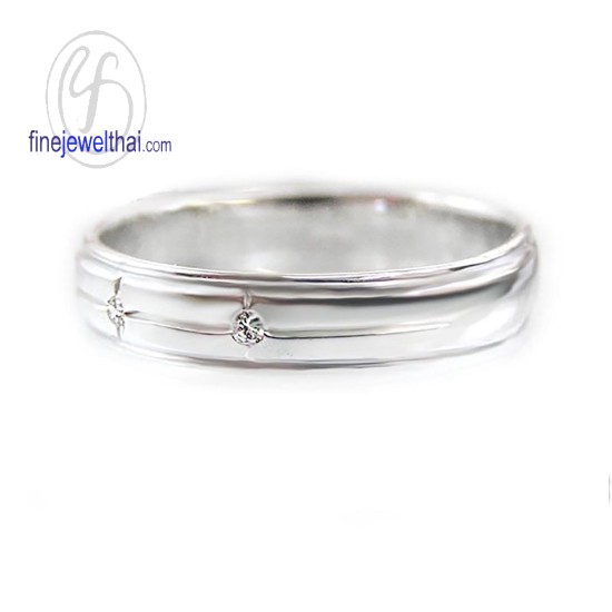 แแหวนเพชร-แหวนเงิน-เพชรแท้-เงินแท้ 92-finejewelthai -R3032di