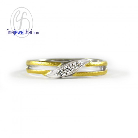 แหวนทองคำขาว-แหวนเพชร-แหวนหมั้น-แหวนแต่งงาน-Finejewelthai - R1246DWG-Gm