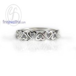 แหวนเพชร-แหวนเงิน-เพชรสังเคราะห์-เงินแท้-แหวนหมั้น-แหวนแต่งงาน-R1265cz9p