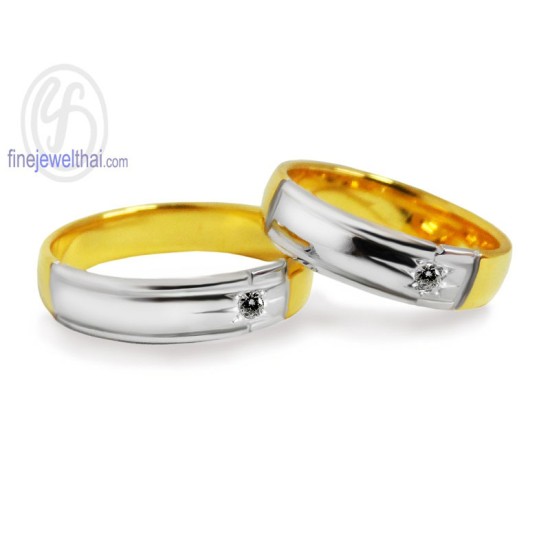 Couple-Diamond-Silver-Wedding-Ring-Finejewelthai-RCsvdi01 Couple-Diamond-Silver-Wedding-Ring-Finejewelthai-RCsvdi01