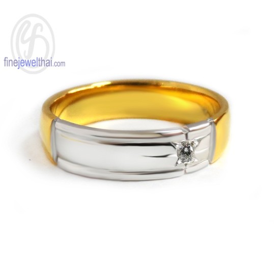 Couple-Diamond-Silver-Wedding-Ring-Finejewelthai-RCsvdi01 Couple-Diamond-Silver-Wedding-Ring-Finejewelthai-RCsvdi01