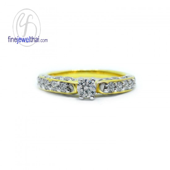 Gold-Diamond-Wedding-Ring-Finejewelthai-R1294DG