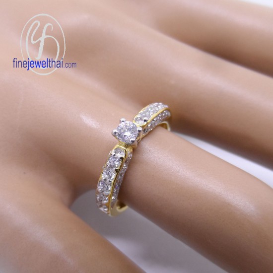 Gold-Diamond-Wedding-Ring-Finejewelthai-R1294DG