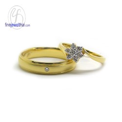 แหวนทอง-แหวนเพชร-แหวนคู่-ทอง-เพชรแท้-แหวนหมั้น-แหวนแต่งงาน-Finejewelthai - RCMO006