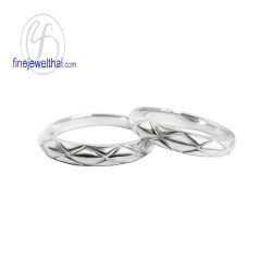 แหวนทองคำขาว-แหวนเกลี้ยง-แหวนคู่-แหวนหมั้น-แหวนแต่งงาน-Finejewelthai - RC1195WG