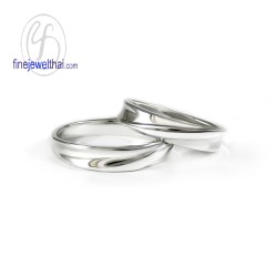 แหวนทองคำขาว-แหวนคู่-แหวนเกลี้ยง-แหวนหมั้น-แหวนแต่งงาน-Finejewelthai - RC1242WG