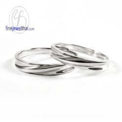 แหวนทองคำขาว-แหวนเกลี้ยง-แหวนคู่-แหวนหมั้น-แหวนแต่งงาน-Finejewelthai - RC1243WG