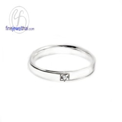แหวนทองคำขาว-แหวนเพชร-แหวนหมั้น-แหวนแต่งงาน-Finejewelthai - R1128DWG