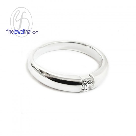 แหวนทองคำขาว-แหวนเพชร-แหวนหมั้น-แหวนแต่งงาน-Finejewelthai - R1178DWG