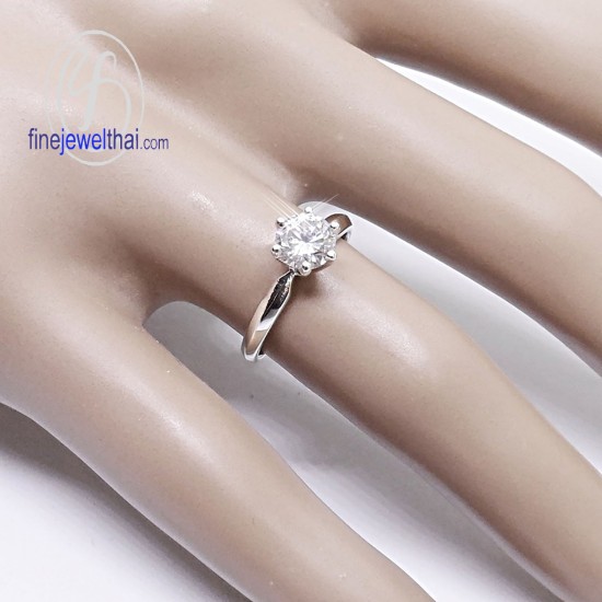 แหวนทองคำขาว-แหวนเพชร-ทองคำขาว-เพชร-แหวนหมั้น-แหวนแต่งงาน-Finejewelthai - R1184DWG