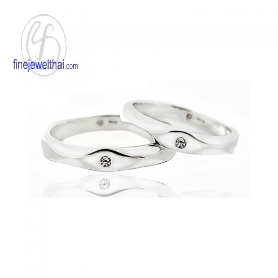 แหวนทองคำขาว-แหวนเพชร-ทองคำขาว-เพชรแท้-แหวนคู่-แหวนหมั้น-แหวนแต่งงาน-finejewelthai-RC009WG