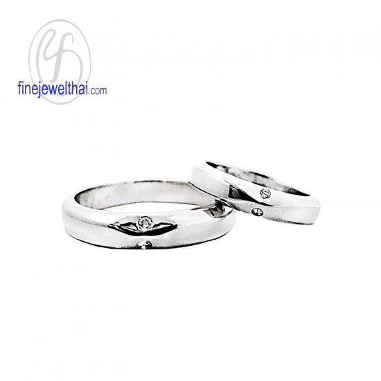 แหวนทองคำขาว-แหวนเพชร-ทองคำขาว-เพชรแท้-แหวนคู่-แหวนหมั้น-แหวนแต่งงาน-finejewelthai-RC011DWG