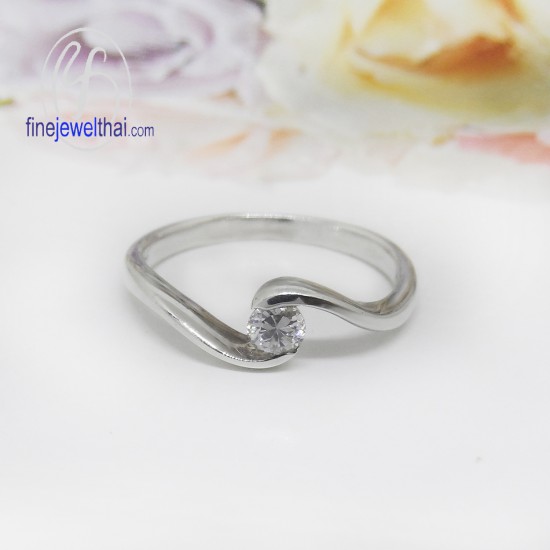 แหวนทองคำขาว-แหวนเพชร-ทองคำขาว-เพชรแท้-แหวนหมั้น-แหวนแต่งงาน-Finejewelthai - R1188DWG