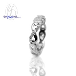 แหวนทองคำขาว-แหวนเพชร-ทองคำขาว-เพชรแท้-แหวนหมั้น-แหวนแต่งงาน-Finejewelthai-R1300DWG