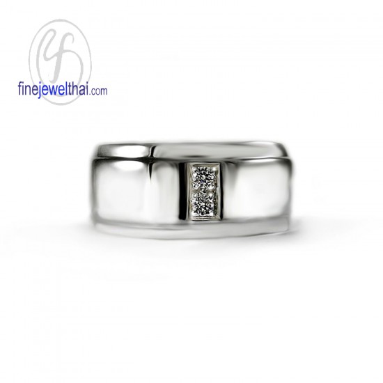 แหวนทองคำขาว-แหวนเพชร-แหวนหมั้น-แหวนแต่งงาน-Finejewelthai - R3024DWG