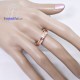 แหวนทองสีชมพู-แหวนเพชร-พิงค์โกลด์-เพชร-แหวนหมั้น-แหวนแต่งงาน-finejewelthai - R1254DPG