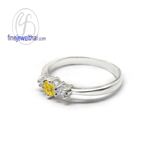 แหวนบุษราคัม-เพชรCz-แหวนเงิน-แหวนพลอยแท้-แหวนประจำเดือนเกิด-R1182yl แหวนบุษราคัม-เพชรCz-แหวนเงิน-แหวนพลอยแท้-แหวนประจำเดือนเกิด-R1182yl