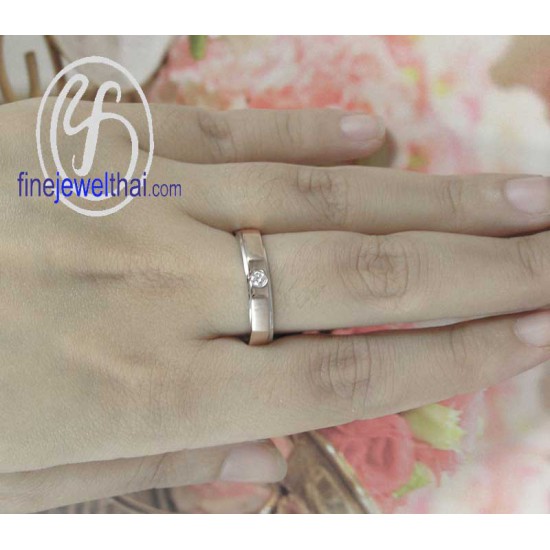 แหวนทองคำขาว-แหวนเพชร-แหวนหมั้น-แหวนแต่งงาน-Finejewelthai - R1253DWG-PG