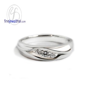 แหวนพาลาเดียม-แหวนเพชร-พาลาเดียม-เพชร-แหวนหมั้น-แหวนแต่งงาน-finejewelthai - R1193DPD