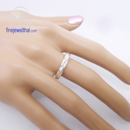 แหวนพาลาเดียม-แหวนเพชร-พาลาเดียม-เพชร-แหวนหมั้น-แหวนแต่งงานinejewelthai - R1206DPD