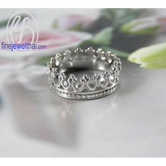 แหวนมงกุฎ-แหวนเงิน-เงินแท้-finejewelthai-R127000