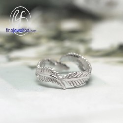แหวนเงิน-เงินแท้-แหวนใบมะกอก-R131100