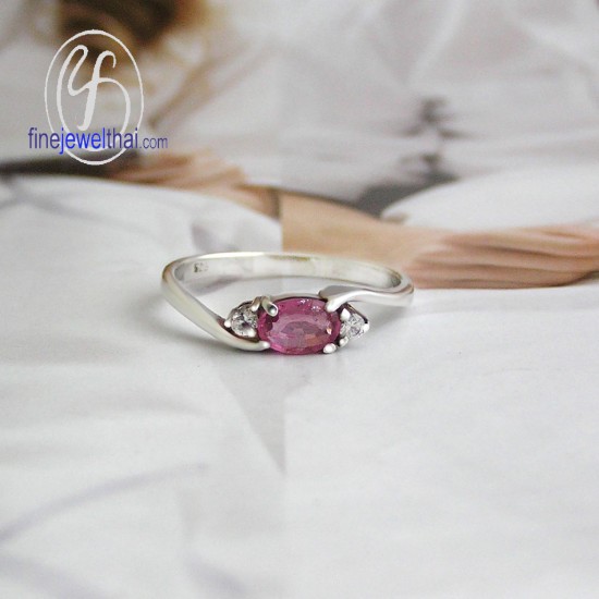 แหวนทัวร์มารีน-เพชรcz-แหวนเงิน-แหวนพลอย-แหวนประจำเดือนเกิด-R1072tm