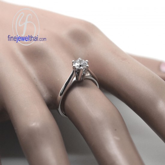 แหวนอินฟินิตี้-แหวนเพชร-เพชรสังเคราะห์-เงินแท้ 925-แหวนแต่งงาน-finejewelthai -R1343cz