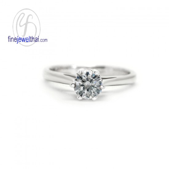 แหวนอินฟินิตี้-แหวนเพชร-เพชรสังเคราะห์-เงินแท้ 925-แหวนแต่งงาน-finejewelthai -R1343cz