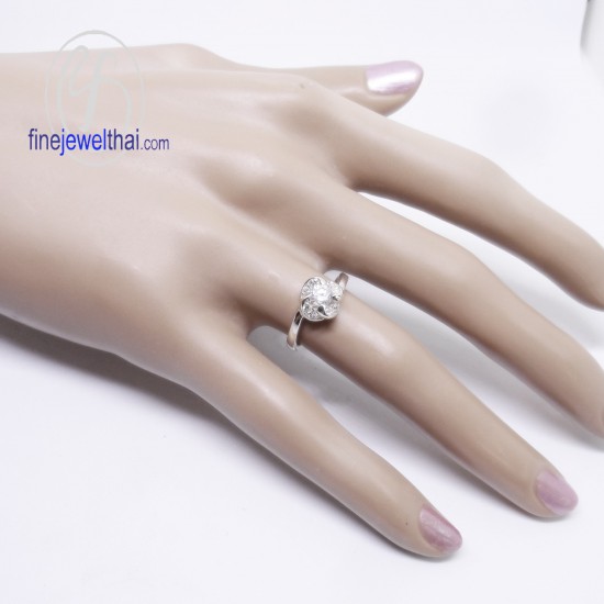 แหวนทองคำขาว-แหวนเพชร-ทองคำขาว-เพชรแท้-แหวนหมั้น-แหวนแต่งงาน-finejewelthai - R1287DWG