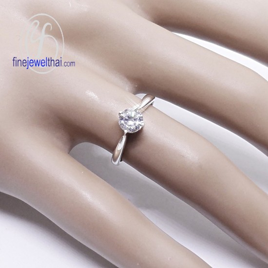 แหวนทองคำขาว-แหวนเพชร-แหวนหมั้น-แหวนแต่งงาน-Finejewelthai - R1107DWG