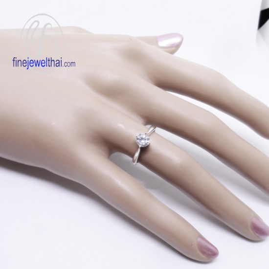 แหวนทองคำขาว-แหวนเพชร-แหวนหมั้น-แหวนแต่งงาน-Finejewelthai - R1107DWG