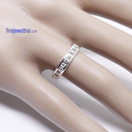 แหวนทองคำขาว-แหวนเพชร-แหวนหมั้น-แหวนแต่งงาน-Finejewelthai - R1161DWG