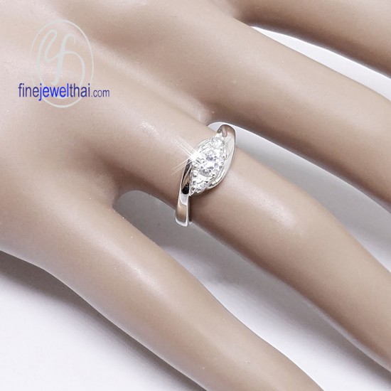 Whitegold-WG585-14K-Diamond-Wedding-Ring-Fnejewelthai - R1186DWG