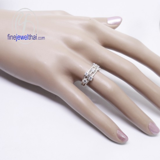 แหวนทองคำขาว-แหวนเพชร-แหวนหมั้น-แหวนแต่งงาน-Finejewelthai - R3047DWG