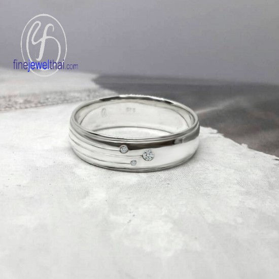 แหวนแพลทินั่ม-แหวนเพชร-แพลทินั่ม-เพชรแท้-แหวนหมั้น-แหวนแต่งงาน-R3013DPT