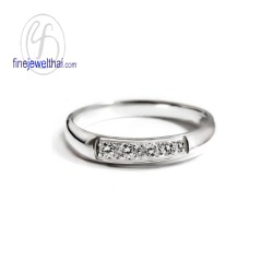 แหวนเพชร-แหวนเงิน-เพชรสังเคราะห์-เงินแท้-แหวนหมั้น-แหวนแต่งงาน-R1198cz