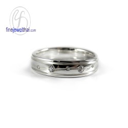 แหวนเพชร-แหวนเงิน-เพชรสังเคราะห์-เงินแท้-แหวนหมั้น-แหวนแต่งงาน-R1215cz5p