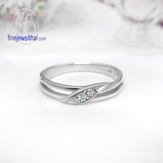แหวนแพลทินัม-แหวนเพชร-แพลทินัม-เพชรแท้-แหวนหมั้น-แหวนแต่งงาน-R1246DPT