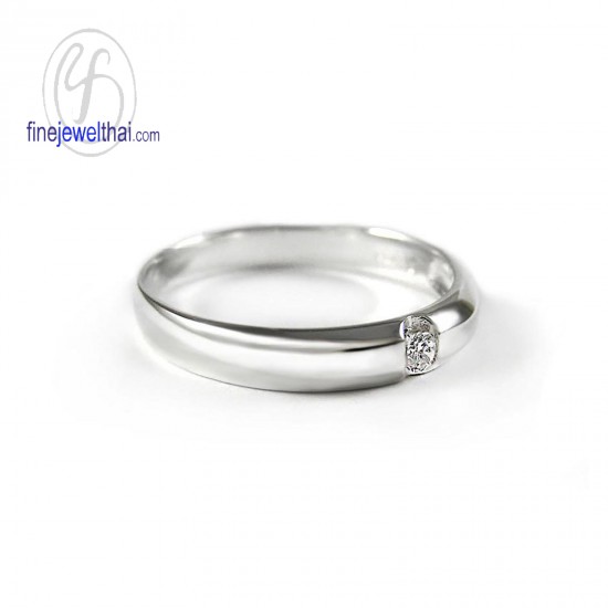 แหวนแพลทินัม-แหวนเพชร-แพลทินัม-เพชรแท้-แหวนหมั้น-แหวนแต่งงาน-Finejewelthai-R1247DPT