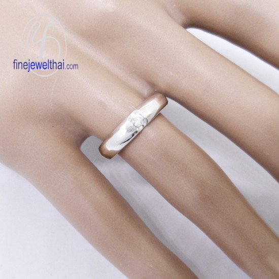 แหวนแพลทินัม-แหวนเพชร-แพลทินัม-เพชรแท้-แหวนหมั้น-แหวนแต่งงาน-Finejewelthai-R1247DPT