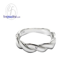 แหวนเพชร-แหวนเงิน-เพชรสังเคราะห์-เงินแท้-แหวนหมั้น-แหวนแต่งงาน-R1280cz