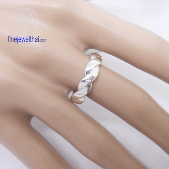 แหวนเพชร-แหวนเงิน-เพชรสังเคราะห์-เงินแท้-แหวนหมั้น-แหวนแต่งงาน-R1280cz