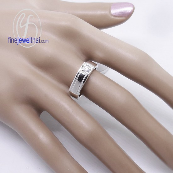 แหวนทองคำขาว-แหวนเพชร-แหวนหมั้น-แหวนแต่งงาน-Finejewelthai - R1061DWG