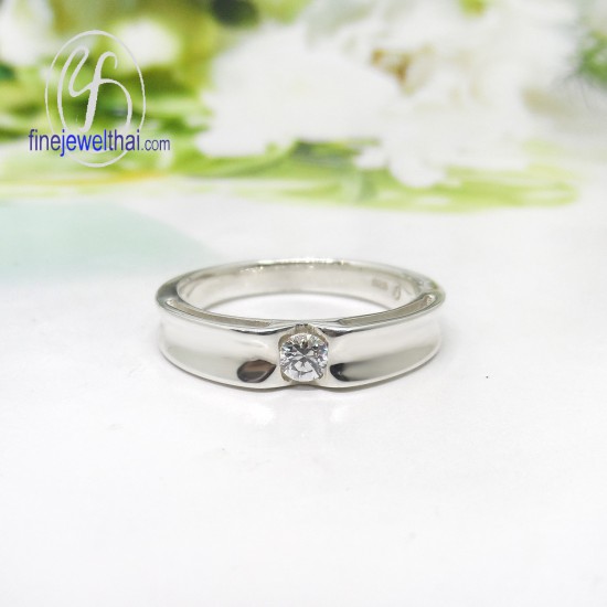 Couple-Diamond-Silver-Wedding-Ring-Finejewelthai-Diamond_Gift_set67