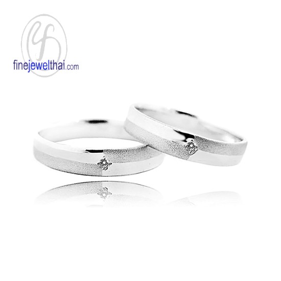 แหวนคู่-แหวนเพชร-แหวนเงินแท้-แหวนหมั้น-แหวนแต่งงาน-Finejewelthai-RC3066cz